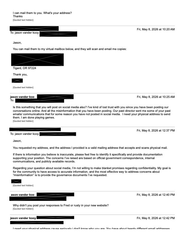 Jason Vander Kooy Written Communication