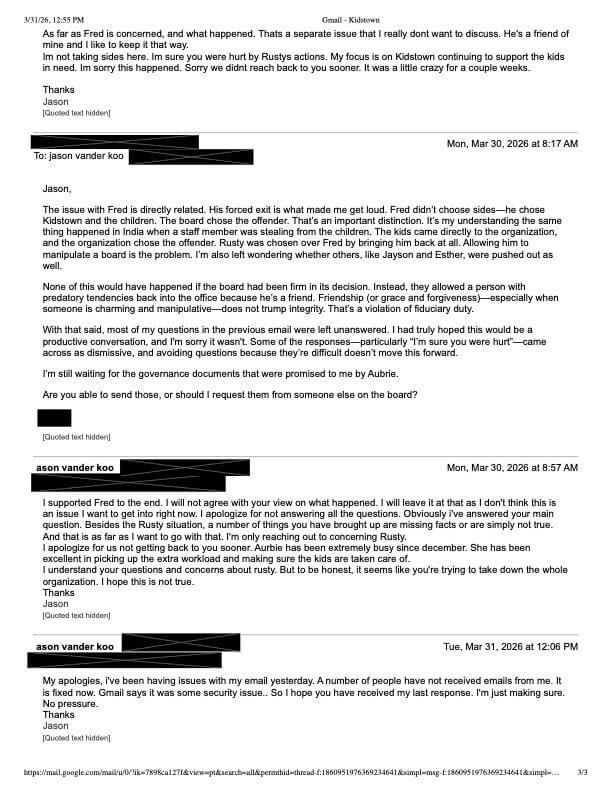 Jason refuses to answer any questions about accountability
